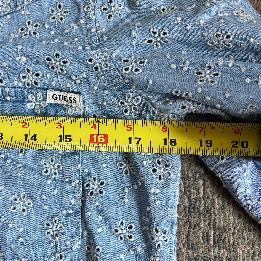 Guess chambray eyelet